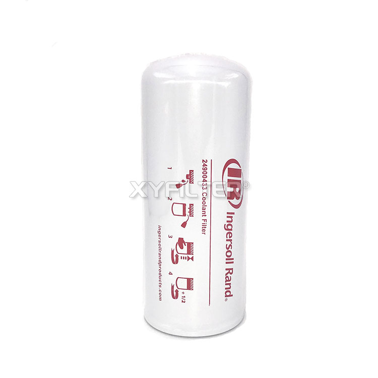 Oil filter element 24900433 is applicable to Ingersoll Rand screw air compressor