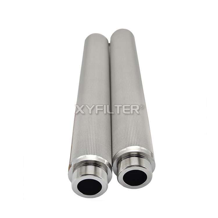 5 Micron Sintered Filter Element 316 Stainless Steel Nickel Metal Filter Element Porous Candle Filte