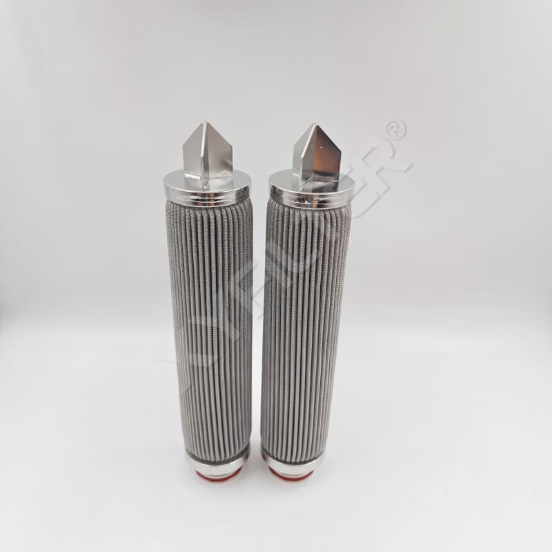10 inch 222 Triangle Sintered Metal Mesh Pleated Filter Element